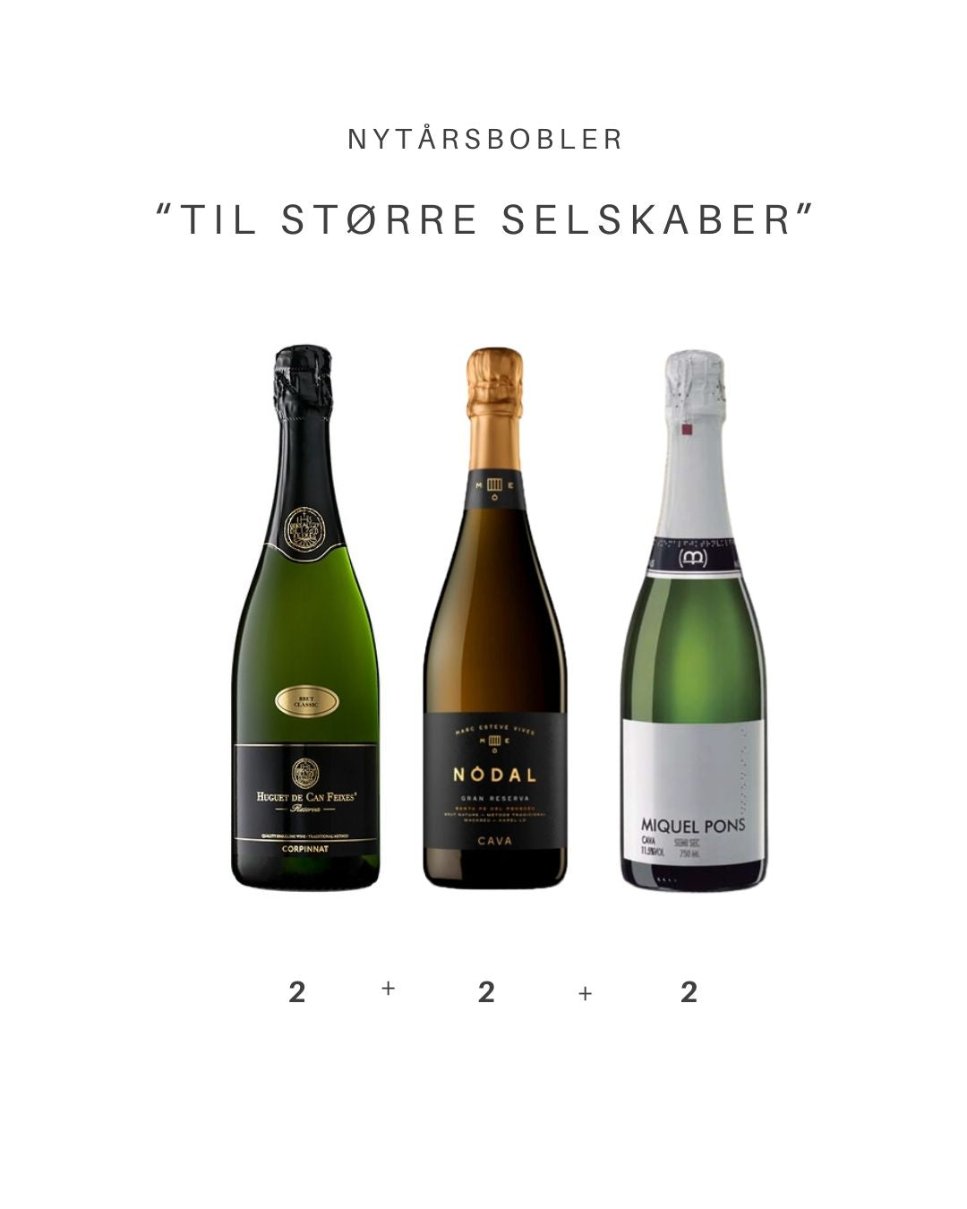 Nytårsbobler til større selskaber