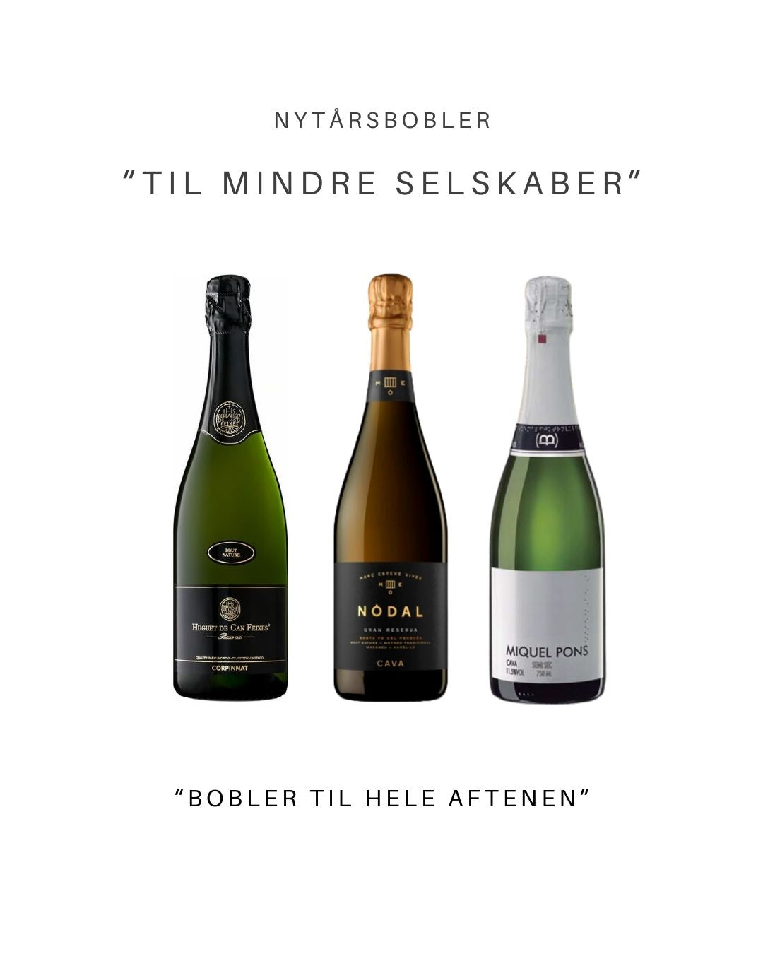 Nytårsbobler til mindre selskaber